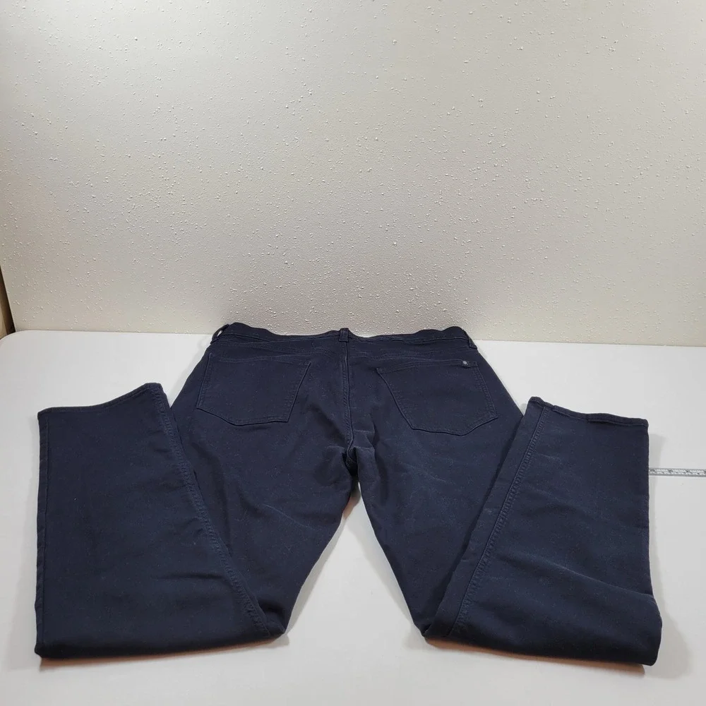 Banana Republic Pants Mens 36x32 Navy Blue Excellent Five-Pocket Straight Leg